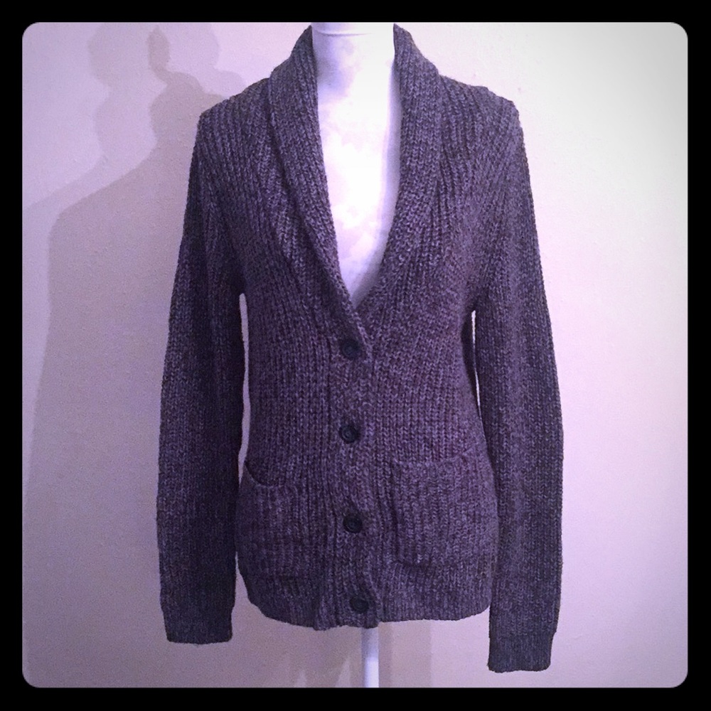 Grey Knit Sweater Ladies